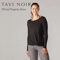 Tavi Noir แทวี นัวร์ เสื้อออกกำลังกาย Synergy Long Sleeve Ebony