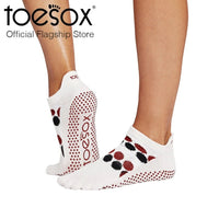 ถุงเท้ากันลื่นแยกนิ้ว Toesox Grip Full Toe ถุงเท้ากันลื่น ปิดนิ้วเท้า รุ่น Low Rise ถุงเท้าโยคะ พิลาทิส บาร์ เต้น