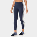 Tavi Noir กางเกงออกกำลังกาย มีแถบข้าง รุ่น High Waisted 7/8 Stripe Tight ทรงยาวเหนือตาตุ่ม กางเกงพิลาทิส กางเกงโยคะ ฟิตเ