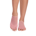 Toesox Grip Half Toe รุ่น Luna ถุงเท้ากันลื่น เปิดนิ้วเท้า ถุงเท้าโยคะ พิลาทิส เต้น มาเชี่ยลอาร์ต