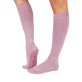 ToeSox 👣 Grip Full Toe Scrunch Knee High ถุงเท้ากันลื่น ปิดนิ้วเท้า ถุงเท้าพิลาทิส โยคะ รุ่น สครันช์ ยาวใต้เข่า แบรนด์