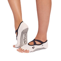 ToeSox 👣 รุ่น ไอวี่ Ivy Grip Socks Half Toe✨ถุงเท้ากันลื่นแยกนิ้ว เปิดนิ้วเท้า ถุงเท้าโยคะ ถุงเท้าพิลาทิส แบรนด์โทซอคส์