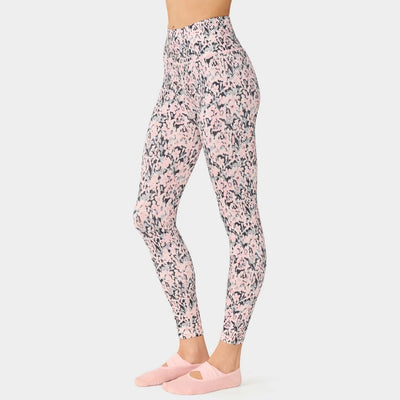 Tavi Noir กางเกงออกกำลังกาย รุ่น ผ้าร่อง Seamless 7/8 Rib Tight กางเกงโยคะ ทรงยาวเหนือตาตุ่ม ใส่สวย กางเกงพิลาทิส ฟิตเนส