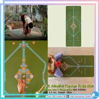 LIFORME XL YOGA MAT เสื่อโยคะ 4.2mm. รุ่นยาวพิเศษขนาด 210x70cm. แถมกระเป๋าใส่เสื่อ 📞ลงเบอร์โทรศัพท์ตรงหมายเหตุคำสั่งซื้อ