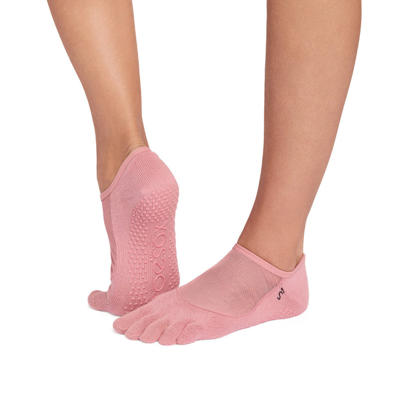 Toesox Grip Full Toe รุ่น Luna ถุงเท้ากันลื่น ปิดนิ้วเท้า ถุงเท้ากันลื่นพิลาทิส ถุงเท้ากันลื่นโยคะ บาร์ เต้น