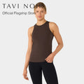 Tavi Noir เสื้อกล้ามตัวยาว คอตื้นไม่โป้ ผ้าร่อง เสื้อออกกำลังกาย เสื้อโยคะ Barre  พิลาทิส 🧘‍♀️ รุ่น Perfect Fit Rib Tank
