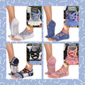 Toesox 👣 รุ่น แอล Elle Grip Half Toe🩰 ถุงเท้ากันลื่น แยกนิ้ว เปิดนิ้ว เท้าถุงเท้าโยคะ ถุงเท้าพิลาทิส เต้น แบรนด์ โทซอคส์