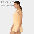 Tavi Noir เสื้อกล้ามตัวยาว คอตื้นไม่โป้ ผ้าร่อง เสื้อออกกำลังกาย เสื้อโยคะ Barre  พิลาทิส 🧘‍♀️ รุ่น Perfect Fit Rib Tank