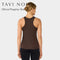 Tavi Noir เสื้อกล้ามตัวยาว คอตื้นไม่โป้ ผ้าร่อง เสื้อออกกำลังกาย เสื้อโยคะ Barre  พิลาทิส 🧘‍♀️ รุ่น Perfect Fit Rib Tank