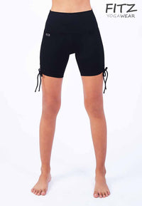 Fitz - Tie Shorts - Black