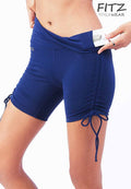 Fitz - Tie Shorts - Blueberry