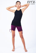 Fitz - Tie Shorts - Plum