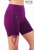 Fitz - Tie Shorts - Plum