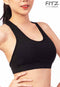 สปอร์ตบรา บราโยคะ บราออกกำลังกาย Fitz - Vistra Bra - Black **พร้อมส่ง**