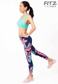 Sports bra, yoga bra, exercise bra, Fitz - Vistra Bra - Teal **Ready to ship**