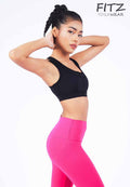 Sports bra, yoga bra, exercise bra, Fitz - Viviana Sports Bra - Black *Ready to ship*