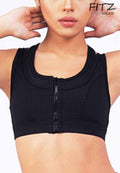 Sports bra, yoga bra, exercise bra, Fitz - Viviana Sports Bra - Black *Ready to ship*