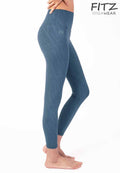 Fitz High Waist 7/8 Legging - Elena - Blue