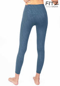Fitz High Waist 7/8 Legging - Elena - Blue