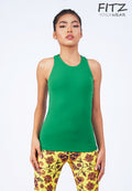 Fitz - Freely Tank Top - Festive Green