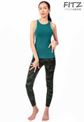 Fitz - Marvelous Tank Top - Green petrol