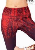 Fitz yoga pants, exercise, 9-inch legs, Sida pattern - Mrs. Sida