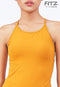 Fitz - Strappy Tank Top - Gold Tone