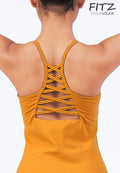 Fitz - Strappy Tank Top - Gold Tone