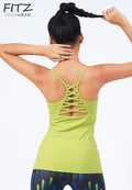 Fitz - Strappy Tank Top - Lime