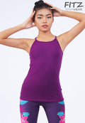 Fitz - Strappy Tank Top - Plum