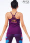 Fitz - Strappy Tank Top - Plum