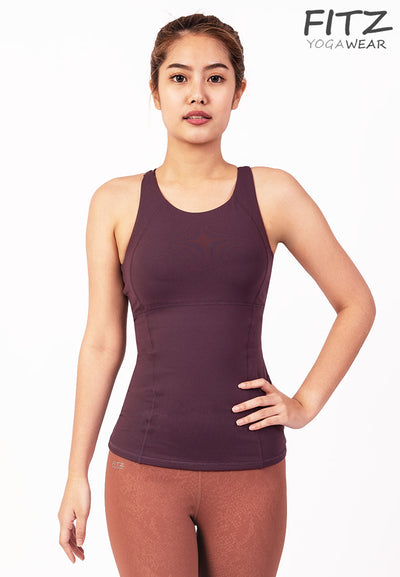 Fitz - Venus Tank Top - Purple Prune