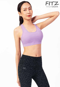 สปอร์ตบรา บราโยคะ บราออกกำลังกาย Fitz - Vistra Bra - Light Purple **พร้อมส่ง**