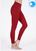 IBY - Yoga High Waist Long Legging Sun Bright - Blood Red