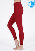 IBY - Yoga High Waist Long Legging Sun Bright - Blood Red