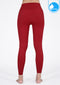 IBY - Yoga High Waist Long Legging Sun Bright - Blood Red