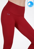 IBY - Yoga High Waist Long Legging Sun Bright - Blood Red