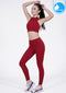 IBY - Yoga High Waist Long Legging Sun Bright - Blood Red