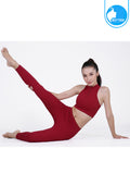IBY - Yoga High Waist Long Legging Sun Bright - Blood Red