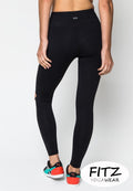 Fitz - 7/8 Legging - Princess shred - Black