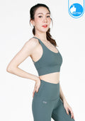 Sports bra, yoga bra, exercise bra IBY - Yoga Sport Bra Light Support Blend - Dark Green