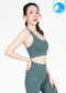 Sports bra, yoga bra, exercise bra IBY - Yoga Sport Bra Light Support Blend - Dark Green