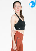 IBY Sport Halterneck cropped With Bra On-trend - Black