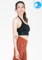 IBY Sport Halterneck cropped With Bra On-trend - Black