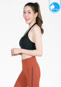IBY Sport Halterneck cropped With Bra On-trend - Black