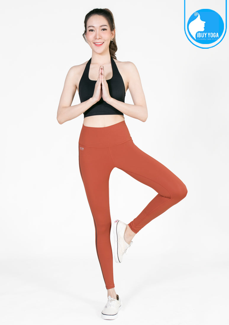 IBY - High Waist Yoga Legging Double Lined - Orange