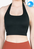 IBY Sport Halterneck cropped With Bra On-trend - Black