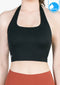 IBY Sport Halterneck cropped With Bra On-trend - Black