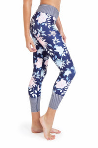 Dharmabums - Zen Floral Legging 7/8 Yoga Legging