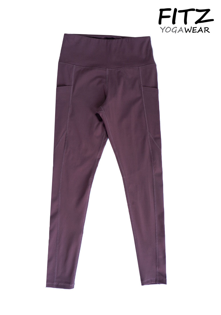 Fitz - Grace Leggings (Double-sided woolen cloth) - Purple